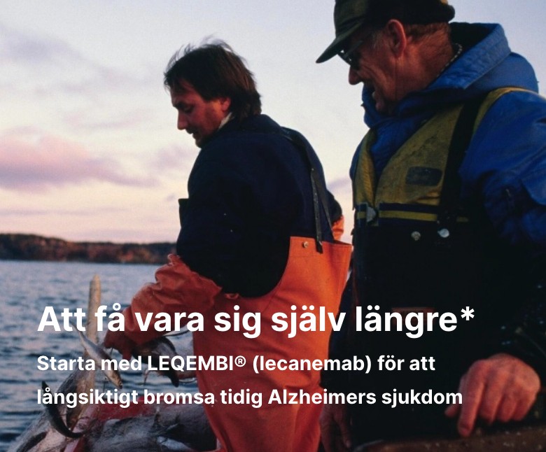 Att få vara sig själv längre. Starta med LEQEMBI (lecanemab) för att långsiktigt bromsa tidig Alzheimers sjukdom.