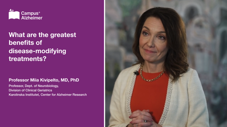 What are the greatest benefits of disease-modifying treatments