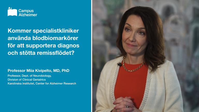 Kommer specialistkliniker använda blodbiomarkörer för att supportera diagnos och stötta remissflödet?